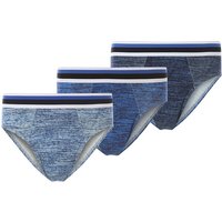 3er Pack Slip BILGUR blau von jan vanderstorm