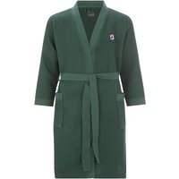 Bademantel ARETTI dunkelgrün von jan vanderstorm