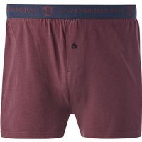 Boxershort ELIEL dunkelrot von jan vanderstorm