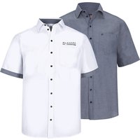 Doppelpack Hemd EVIN blau weiß von jan vanderstorm