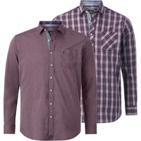 Doppelpack Hemd JULIAN rot von jan vanderstorm