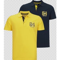 Doppelpack Poloshirt GLENN Jan Vanderstorm gelb von jan vanderstorm