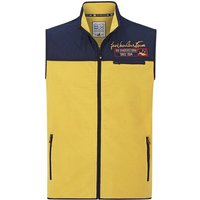 Fleeceweste VILEM gelb von jan vanderstorm