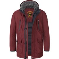 Funktionsjacke BOTULFR dunkelrot von jan vanderstorm