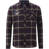 Hemd OLSGREN dunkelviolett von jan vanderstorm