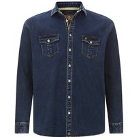 Jeanshemd OLAVIK dunkelblau von jan vanderstorm