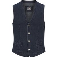 Jeansweste VALFRID dunkelblau blau von jan vanderstorm