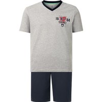 Kurzer Schlafanzug EDIN grau von jan vanderstorm
