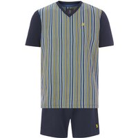 Kurzer Schlafanzug HELMWALD dunkelblau von jan vanderstorm