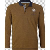 Langarm-Poloshirt JUHANI Jan Vanderstorm dunkelorange Langarm-Poloshirt JUHANI Jan Vanderstorm dunkelorange von jan vanderstorm