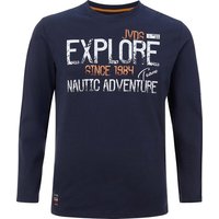 Langarmshirt ELION dunkelblau von jan vanderstorm