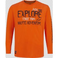 Langarmshirt ELION Jan Vanderstorm orange von jan vanderstorm