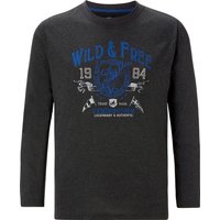 Langarmshirt STAAF dunkelgrau von jan vanderstorm