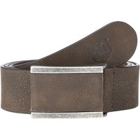 Ledergürtel TAALE braun von jan vanderstorm