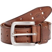 Ledergürtel THORGER braun von jan vanderstorm