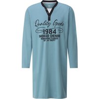 Nachthemd STIGMARK blau von jan vanderstorm