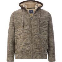 Outdoor Strickjacke INGLAND braun von jan vanderstorm