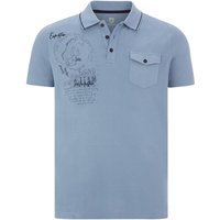 Poloshirt FJODOR hellblau von jan vanderstorm