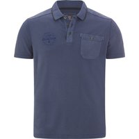 Poloshirt GUNHELM blau von jan vanderstorm