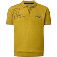 Poloshirt MORKSTAD dunkelgelb von jan vanderstorm