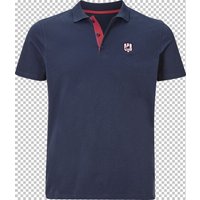 Poloshirt NISSE Jan Vanderstorm dunkelblau von jan vanderstorm