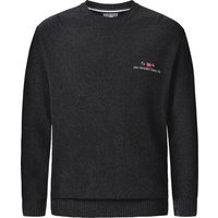 Pullover ALBREKT dunkelgrau grau von jan vanderstorm