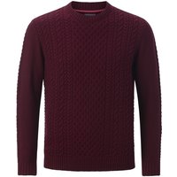 Pullover BJORNSTROM dunkelrot von jan vanderstorm