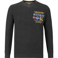 Pullover JELLEN dunkelgrau von jan vanderstorm