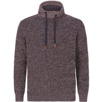 Pullover LARNO dunkelrot von jan vanderstorm