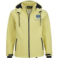 Softshelljacke BERGETON gelb von jan vanderstorm