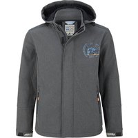 Softshelljacke FRAKE grau von jan vanderstorm