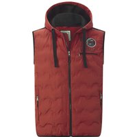 Steppweste ERKULF dunkelrot von jan vanderstorm