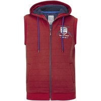 Steppweste MINGUS rot von jan vanderstorm