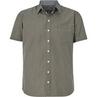 Streifenhemd PERTTU oliv von jan vanderstorm