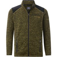 Strickfleecejacke HALVIK oliv von jan vanderstorm