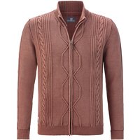 Strickjacke AKSELSKAR rot von jan vanderstorm