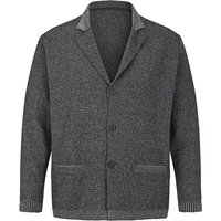 Strickjacke ASGER dunkelgrau von jan vanderstorm
