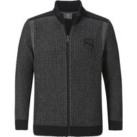 Strickjacke HALSTEN schwarz von jan vanderstorm