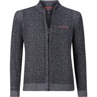 Strickjacke INGRABAN dunkelgrau von jan vanderstorm