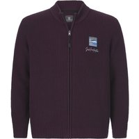 Strickjacke OLETARVIN dunkelrot von jan vanderstorm