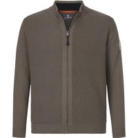 Strickjacke THORSKARVAR braun von jan vanderstorm