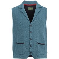 Strickweste DUKE HESTON petrol von Charles Colby