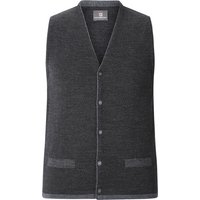 Strickweste TANE dunkelgrau grau von jan vanderstorm