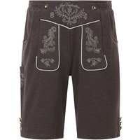 Sweatbermuda DENNIK dunkelbraun von jan vanderstorm