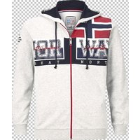 Sweatjacke ABBE Jan Vanderstorm grau von jan vanderstorm