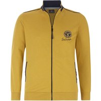 Sweatjacke ANDTARSEN dunkelgelb von jan vanderstorm