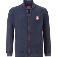 Sweatjacke DIETBERT dunkelblau von jan vanderstorm