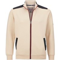 Sweatjacke HEIMO beige von jan vanderstorm