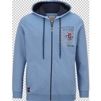 Sweatjacke HOLVAST Jan Vanderstorm blau von jan vanderstorm