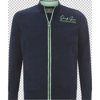 Sweatjacke JAVALD Jan Vanderstorm dunkelblau von jan vanderstorm